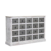 Clovelly Indian Reclaimed Wood Dual Tone Chest Of Drawers